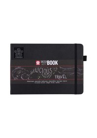 Resim Sakura 21x15 Cm Siyah Kağıt 80 Sayfa Eskiz Defteri B94141004 