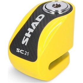Resim Shad Sc21 Motosiklet Disk Kilidi Sarı C0s2103 Disk Kilidi 