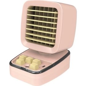 Resim SZYKD A5 Nemlendiricili Mini Soğutma Fanı - Pembe (Yurt Dışından) 