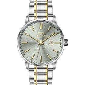 Resim Slazenger SL.09.2561.2.05 Çelik Kordon Çelik Kasa 10 Atm Suya Dayanıklı Metalik Renk Erkek Kol Saati 