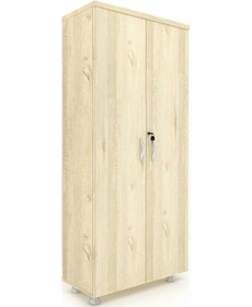 Resim Modüler Dünyası Tam Kapak Kitaplık Dosya Dolabı Meşe - 80X38X188 Meşe 