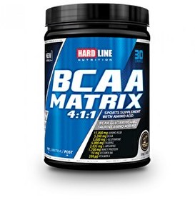 Resim Hardline BCAA Matrix 630 GR Tropikal Aromalı 