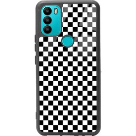 Resim General Mobile Gm 21 Plus Damalı Tasarımlı Glossy Telefon Kılıfı 
