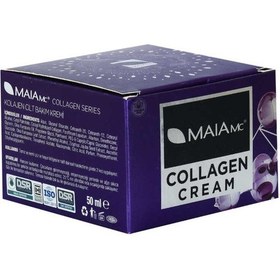 Resim Maia MC Kolajenli Vitaminli Yüz ve Boyun Cilt Bakım Kremi Collagen Cream 50 ML 