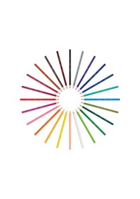 Resim Bic Kids Smooth Kuruboya 12 Renk 8772 Çok Renkli 