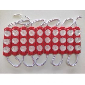 Resim Replax Camlı Parmak LED Lamba Kırmızı 12 Volt Su Geçirmez 10,lu 3m Bantlı Kesilebilir BR0409930 