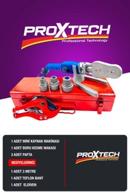 Resim PROXTECH Yeni Nesil Premium Full Takım Kalite PPRC Metal Çanta Plastik Boru Kaynak PRC Mini Makina Seti 
