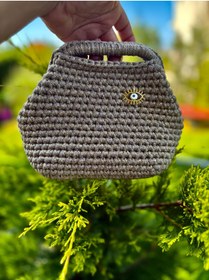 Resim UNİCORNS Tasarım Clutch, Burslu Clutch, Küçük Boy Clutch, Saplı Clutch, Simli El Çantası 