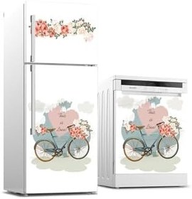 Resim Buzdolabı Ve Bulaşık Makinesi Takım Sticker 0306 