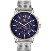 Resim Bigotti Erkek Kol Saati Esbg.b.10352.3 Hasır Kordon 44 Mm Kasa Çapı Gümüş 