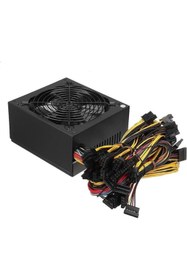 Resim Olko 2000 W POWER SUPPLY 16xPCI-E(6+2Pin), MINING 1x20+4p/8xSata/96+PLATINUM (MK-2000SP) 