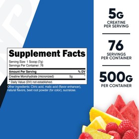 Resim Nutricost Creatine Monohydrate Micronize Powder 500G - 76 Servings 