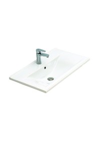 Resim Teta Home Manila 100cm Mdf Banyo Seti + Boy Dolap Kafkas Meşe-beyaz Kafkas Meşe - Beyaz 
