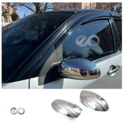 Resim Ebal Otomotiv Ford Focus 1 Krom Ayna Kapağı 2 prç. 1998-2005 P. Çelik 