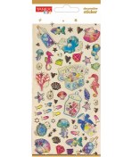 Resim Tanex Decorative Sticker-14 Puffy Etiketi Tnx-5013 