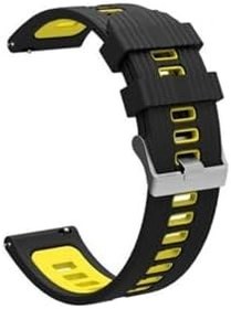 Resim Gpack Haylou RT LS05S ile Uyumlu Kordon, Delikli Çift Renk Tasarım, Sarı 