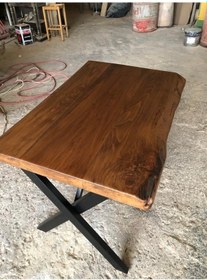 Resim Bintaşmobilya Ceviz Rengi Küçük Kütük Çalışma Masası 