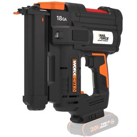 Resim Worx WX844.9 20Volt 16-40mm Profesyonel Şarjlı Zımba Makinesi + 2700 Adet Yedek Zımba (Akü Dahil Değ 