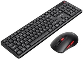 Resim Havit KB261WB Kablosuz Klavye Mouse Seti – Türkçe Q, Ultra Sessiz Tuşlar (Siyah) 