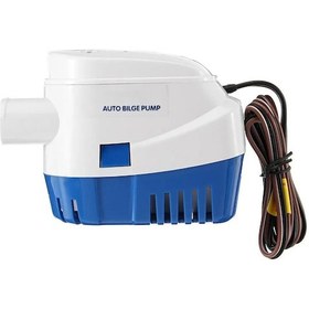 Resim 1100gph-24v Mavi Otomatik Sintine Pompası Dalgıç Su Elektrikli Pompa Yat Deniz Tekne İçin 