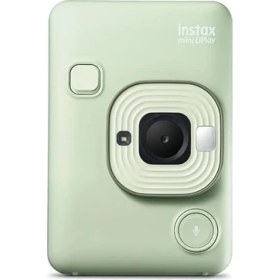 Resim Lidyahan Store Instax Mini Liplay Hybrid Matcha Green Fotoğraf Makinesi 20'li Film Liplay Uyumlu Çantalı Set 
