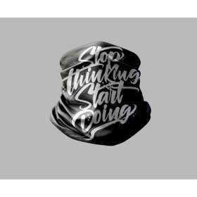 Resim Buffalo Yazı Tasarımlı Motorcu Buff Maske Outdoor Boyunluk Unisex Bandana 