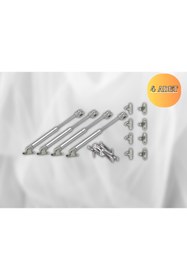 Resim Genel Markalar 4 Adet 80N Gazlı Piston Kalkar Dolap Kapak Uzun Ömürlü 