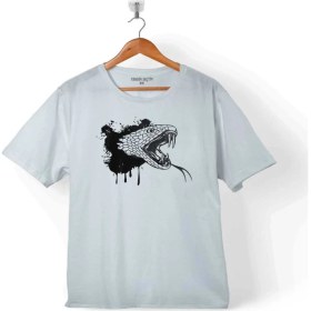 Resim Kendim Seçtim Kral Kara Kobra Yılan Kıng Black Snake Cobra 5 Çocuk T-Shirt 