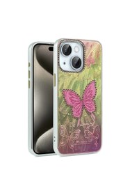 Resim artlab Art İphone 14 Kılıf Blade Aynalı Desenli Kapak - Desen 5 Lab 