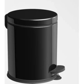 Resim Berta Brg Bpç1 Siyah Pedallı Banyo Çöp Kovası 5lt 