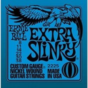 Resim Ernie Ball P02225 Extra Slinky Nickel Wound 008-038 Elektro Gitar Teli 