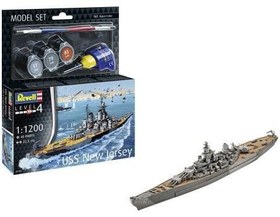 Resim Revell Model Set 1:1200 Battleship USS New Jersey 65183 
