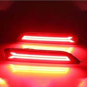 Resim Novahub Tampon Sis Reflektörü Otomatik Led Lambası Işık Işık İçin Honda Fren Fonksiyonlu Cr-v Crv Çok Arka Arka Ampul Adet 2009 2008 2007 2 Lb 