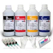 Resim FORPRİNT CANON YAZICILAR İÇİN UYUMLU KARTUŞ DOLUM MÜREKKEP SETİ 4X1000ml 