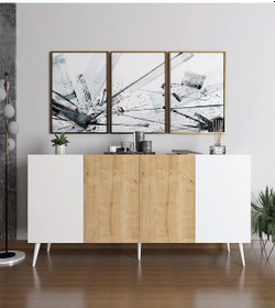 Resim Floradesign Saphire Konsol / Konsol / Çok Amaçlı Dolap 160 Cm Beyaz-mese 