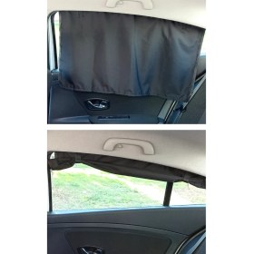 Resim Minufco Oto Güneşlik Perde Araç Yan Cam Güneşlik Araba Güneşlik Perdesi Anne Bebek Emzirme Perdesi 