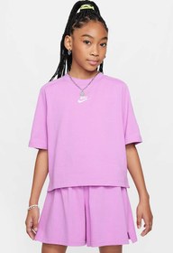 Resim Nike Sportswear Mor Kız Çocuk Kısa Kol T-Shirt 