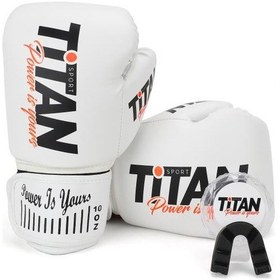 Resim Titan Sport Model 2 Beyaz Boks Eldiveni+dişlik Seti Çok Renkli 
