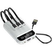 Resim ACL PW-97 10.000mAh 2.4A, Lcd’li 1xusb-A Dahili Mikro Type-C, Lightning powerbank 