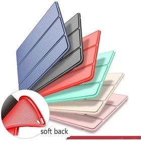 Resim Apple Uyumlu iPad Pro 10.5 Kılıf Arkası Silikon Smart Case A1701 A1709 A1852 