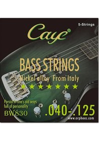 Resim Caye Bas Gitar Tel Seti 5'li 