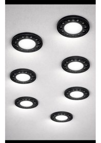 Resim 36 Watt, 3 Modlu Delik Çapı Ayarlanabilir 4000k Ilık Beyaz Işık Modern Tasarım Sıvaaltı Led Armatür Siyah - Beyaz 