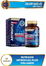 Resim Nutraxin Artroflex Plus Collagen Tip 1 2 3 5 10 90 Tbl Magnezyum Bromelain Yumurta Kabuğu Glukozamin Msm 