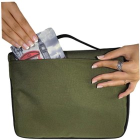 Resim Moserini Ipad Mini 6 2021 8.3 Inç Smart Slim Tablet Çantası - Haki 