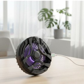Resim By Nevser Manyetik Telefon Ve Tablet Soğutucu Güçlü Sessiz Fanlı, Hızlı Isı Dağıtıcı Mobil Cihaz Soğutma Aparatı S25 Radiator B 