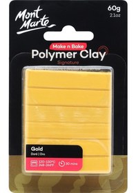 Resim Mm Make N Bake Polimer Kil Signature 60g - Gold 