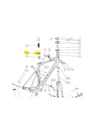 Resim Bianchi Oltre Comp/pro/rc Sele Kelepçesi Plastik Koruyucu C7305205 Siyah 
