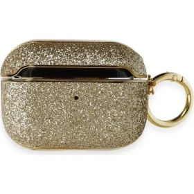 Resim Airpods 3 (3.nesil) Spell Simli Kılıf Gold 
