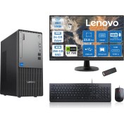 Resim Lenovo Thinkcentre Neo 50T Gen5 Intel Core I7 14700 24GB Ddr5 256GB SSD 23.8 Inç Monitör Freedos Nvidia GT730 4gb Masaüstü Bilgisayar 7302412UAS0GL00F06 + Zetta Flash Bellek 