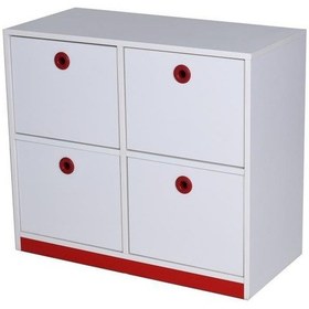 Resim Dolap 4 Çekmeceli Çok Renkli 